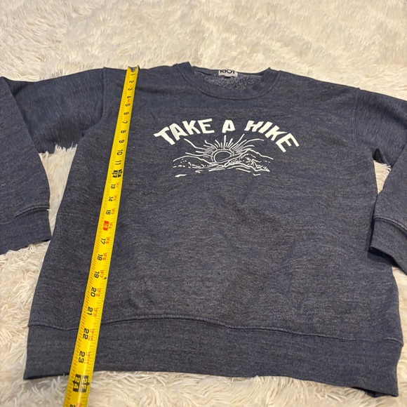 Sub Urban Riot Take A Hike Crewneck Sweater Grey Medium - Picture 4 of 9